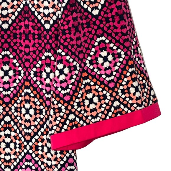 Eliza J Women’s Blue Pink Multicolor Print Shift Dress Size 6 - Picture 6 of 12